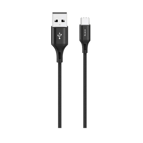 USB кабель OLMIO Basiс USB 2.0 - Type-C 1.2м 2.1A текстильная оплетка Green фото 