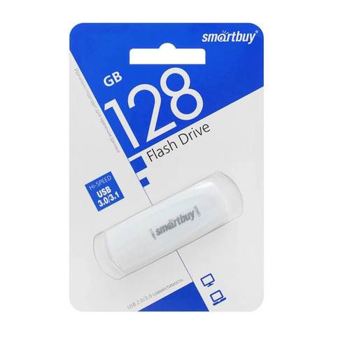 USB накопитель Smartbuy Scout (128Gb) White фото 